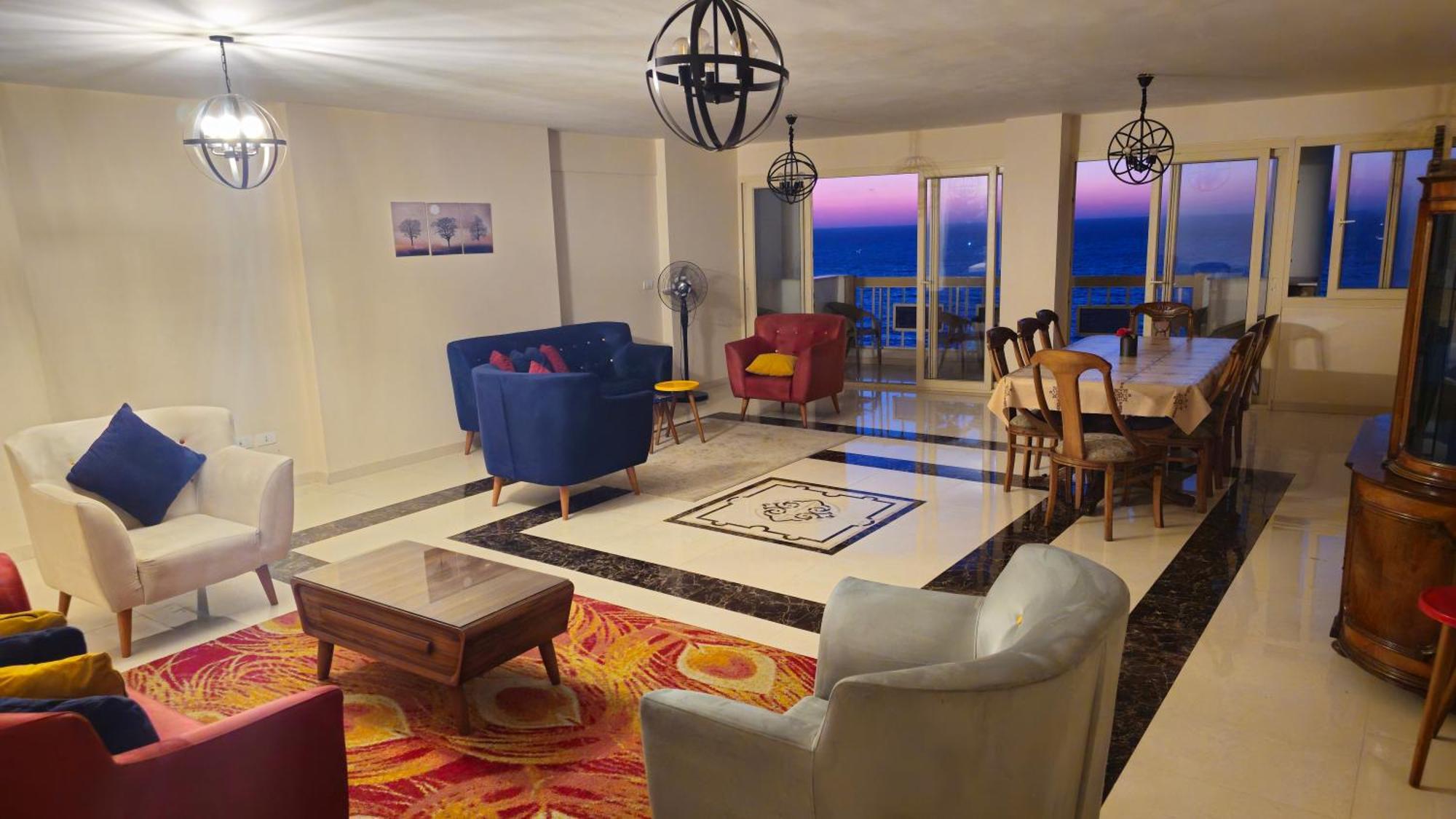 Alex Sea View Apartment - Families Only アレクサンドリア エクステリア 写真